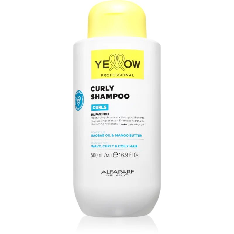 Yellow Professional Curls Curly Shampoo sampon a hullámos és göndör hajra 500 ml
