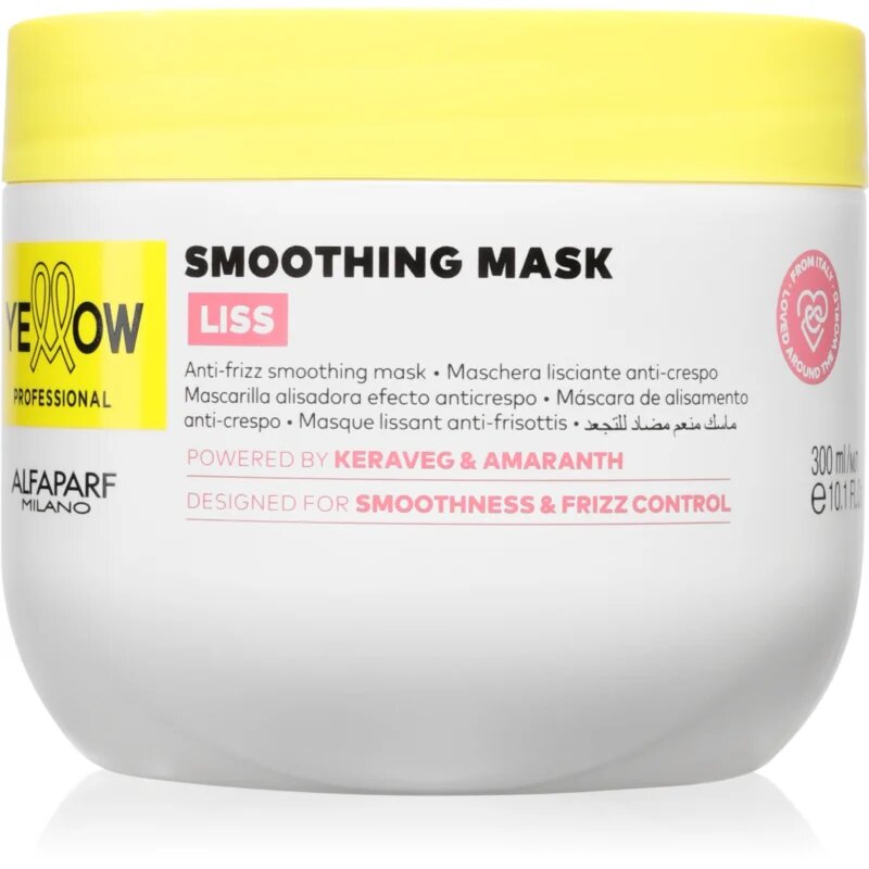 Yellow Professional Liss Smoothing Mask tápláló maszk a puha és fénylő hajért 300 ml