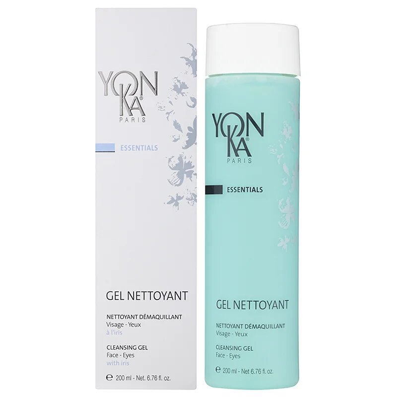 Yon-Ka Essentials arctisztító és szemfestéklemosó gél az arcra és a szemekre 200 ml