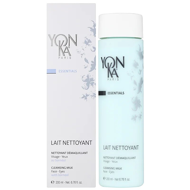 Yon-Ka Essentials Cleansing Milk tisztító és sminkeltávolító tej az arcra és a szemekre 200 ml