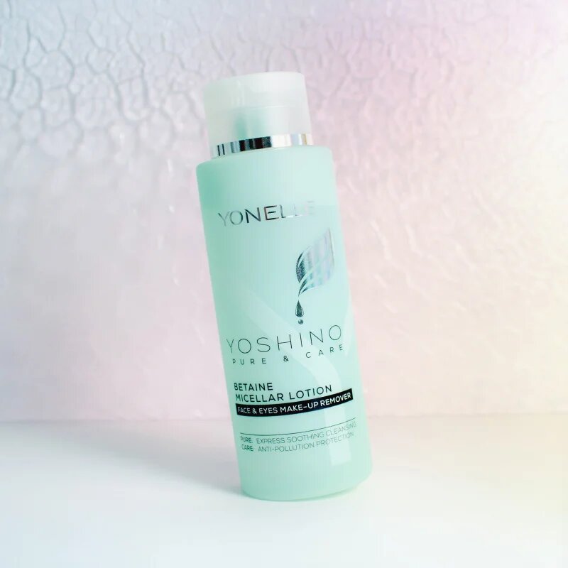 Yonelle Yoshino Pure&Care micellás víz betainnal a bőr intenzív hidratálásához 400 ml