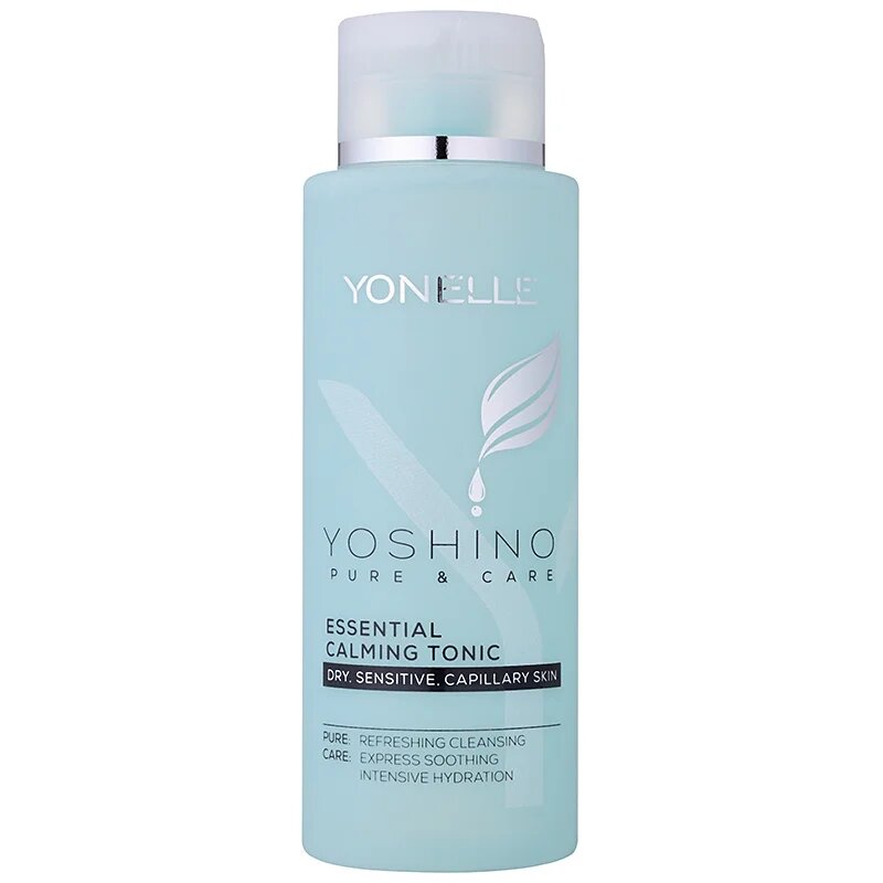 Yonelle Yoshino Pure&Care nyugtató tonik az érzékeny vörösödésre hajlamos bőrre 400 ml