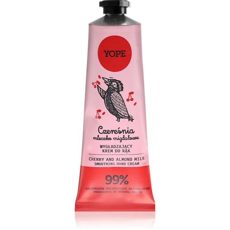 Yope Cherry & Almond Milk természetes kézkrém 50 ml