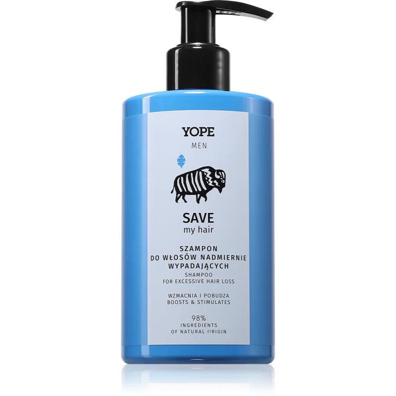 Yope Men Save My Hair erősítő sampon uraknak 300 ml