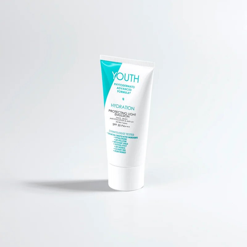 YOUTH Hydration Protecting Light Emulsion védő krém arcra és testre SPF 30 50 ml