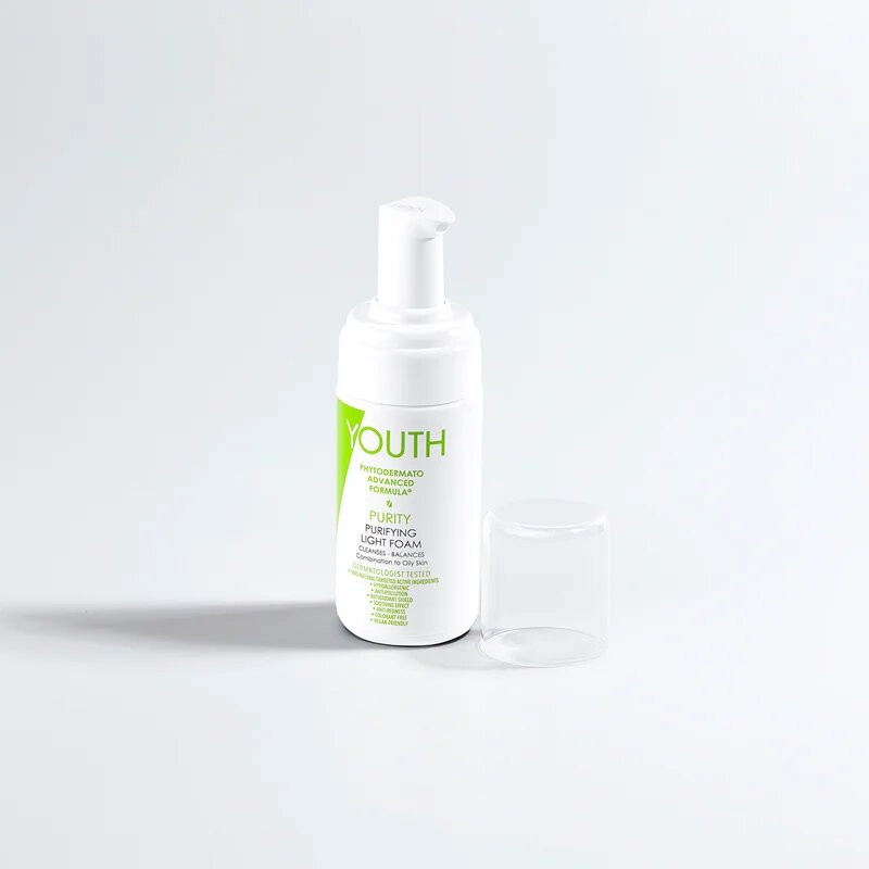 YOUTH Purity Purifying Light Foam finoman tisztító hab 100 ml