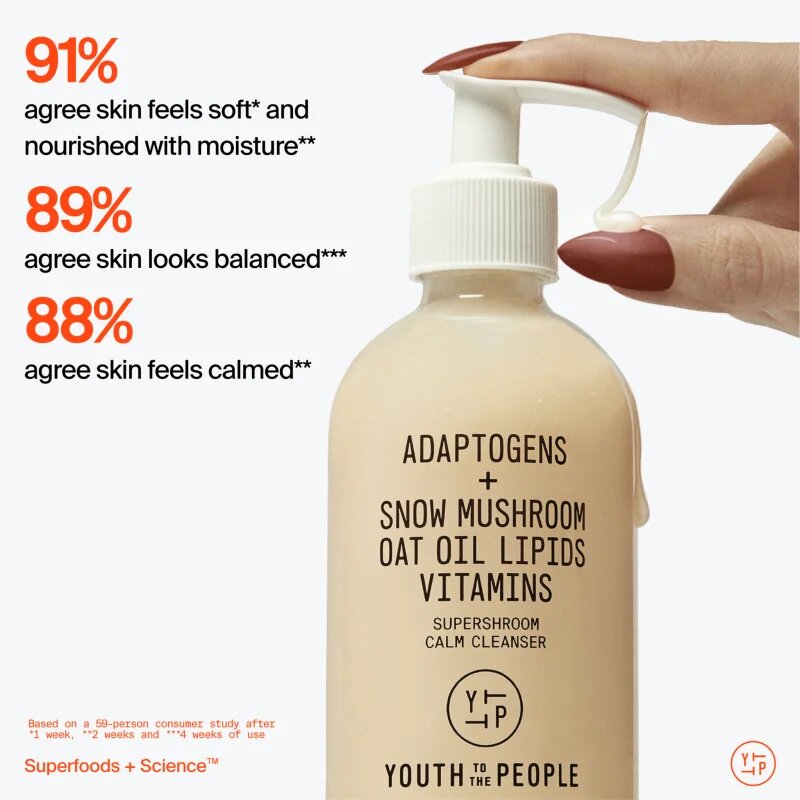 Youth To The People Adaptogen Cleanser tisztító gél 237 ml