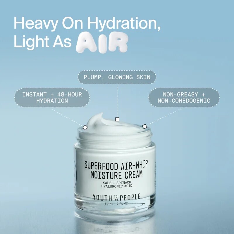 Youth To The People Superfood Air-Whip Moisture Cream hidratáló krém 59 ml