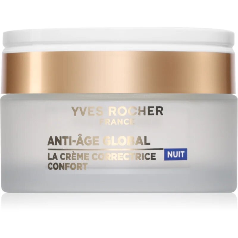 Yves Rocher Anti-Age Global éjszakai regeneráló krém a ráncok ellen 50 ml