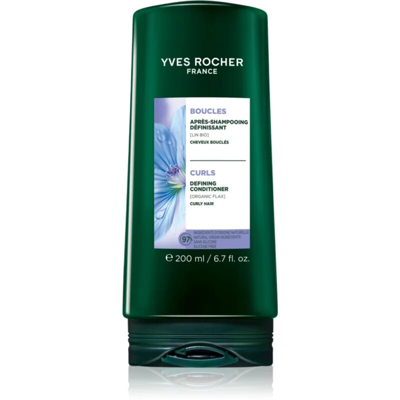 Yves Rocher Boucles kondicionáló göndör hajra with organic flax 200 ml