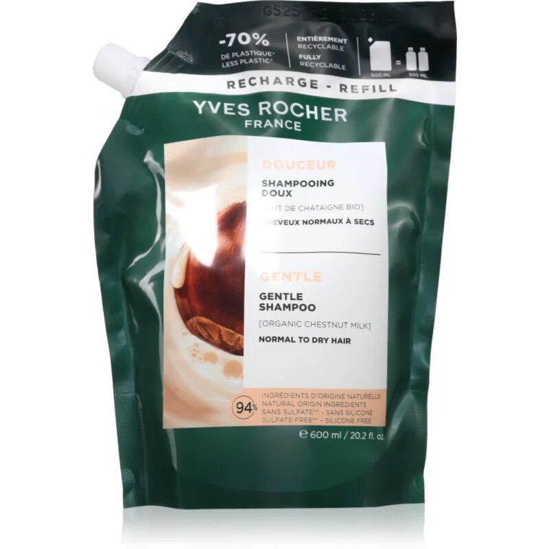 Yves Rocher Douceur lágyító sampon 600 ml