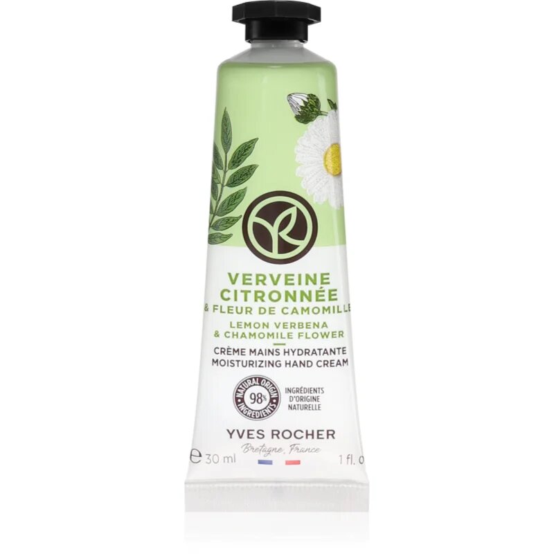 Yves Rocher Lemon Verbena & Chamomile Flower kézkrém illatok Lemon Verbena & Chamomile Flower 30 ml