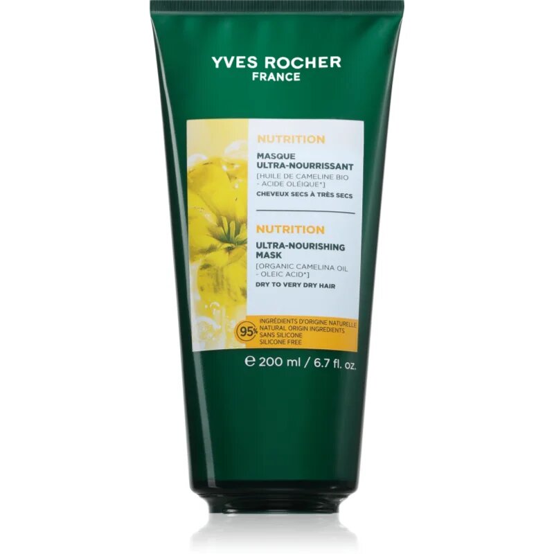 Yves Rocher Nutrition tápláló hajmaszk 200 ml