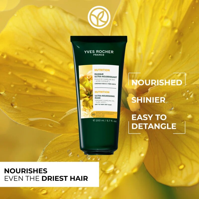 Yves Rocher Nutrition tápláló hajmaszk 200 ml
