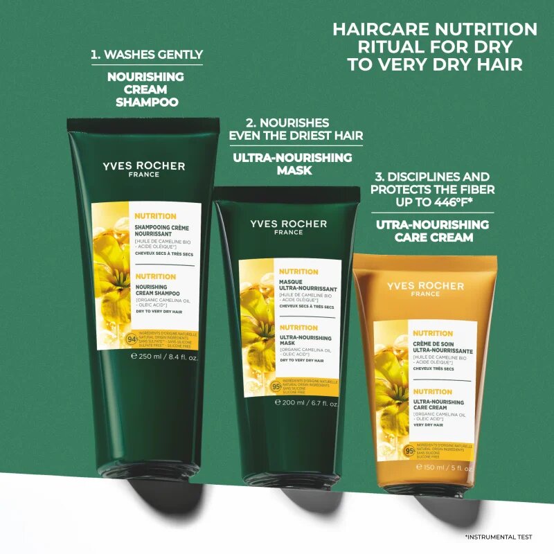 Yves Rocher Nutrition tápláló hajmaszk 200 ml