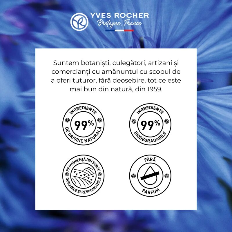 Yves Rocher Pur Bleuet sminklemosó víz érzékeny szemre 100 ml