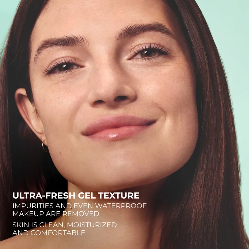 Yves Rocher Pure Algue arctisztító és szemfestéklemosó gél hidratáló hatással 150 ml