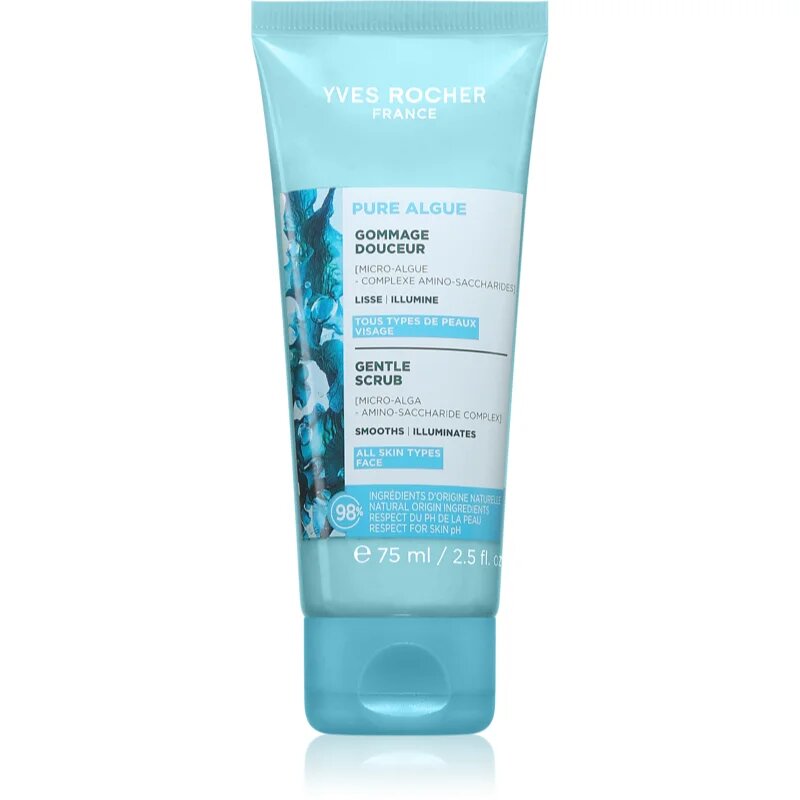 Yves Rocher Pure Algue finom hámlasztó krém 75 ml