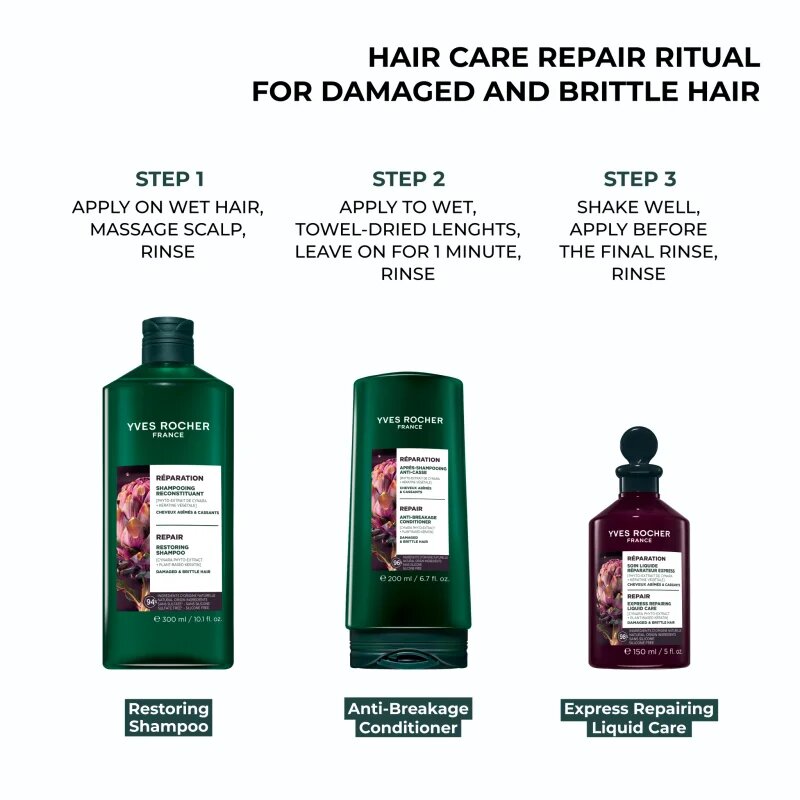 Yves Rocher Réparation regeneráló sampon 300 ml