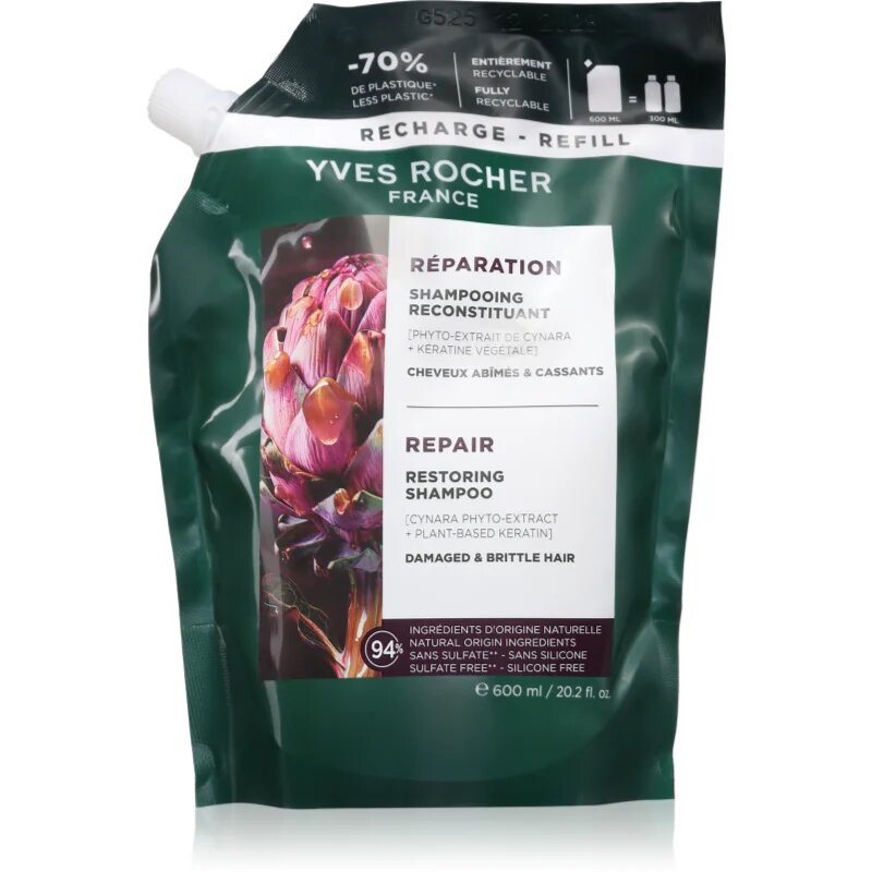 Yves Rocher Réparation regeneráló sampon 600 ml