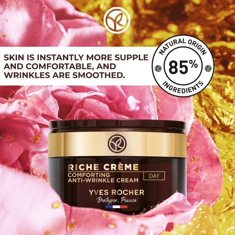 Yves Rocher Riche Créme nappali ránctalanító krém 50 ml