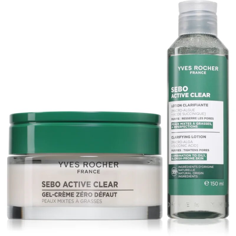 Yves Rocher Sebo Active Clear szett az arcra
