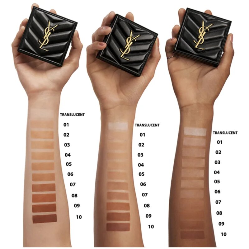 Yves Saint Laurent All Hours Hyper Finish púder hölgyeknek Transparent 7.5 g