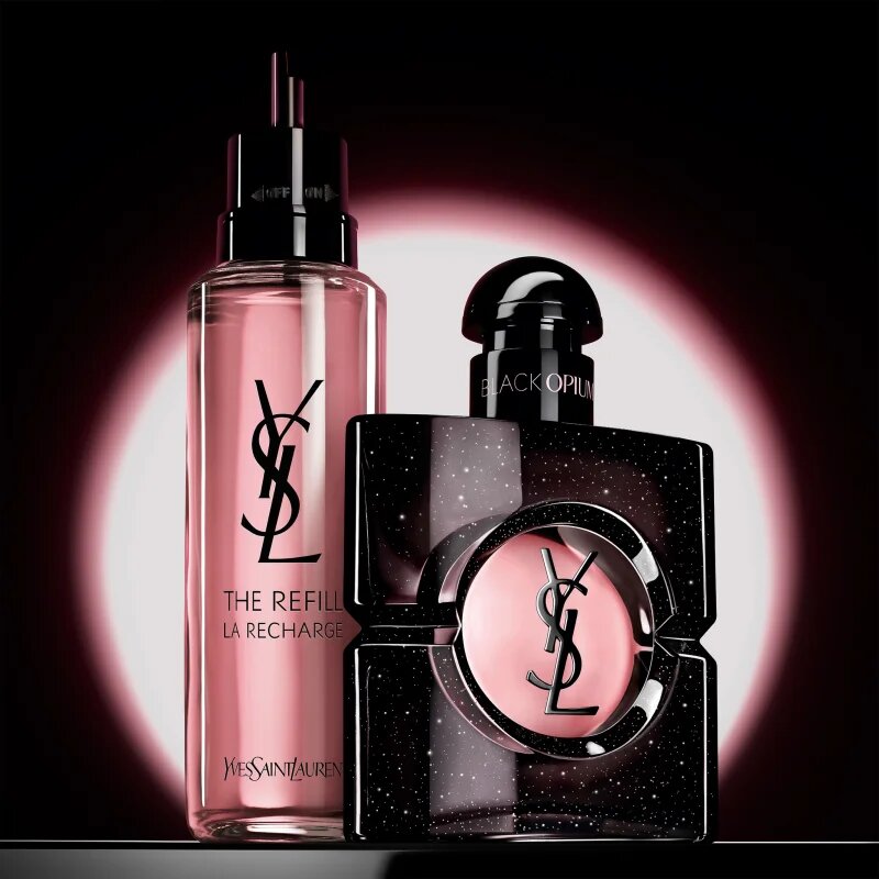 Yves Saint Laurent Black Opium Eau de Parfum utántöltő hölgyeknek refill 100 ml