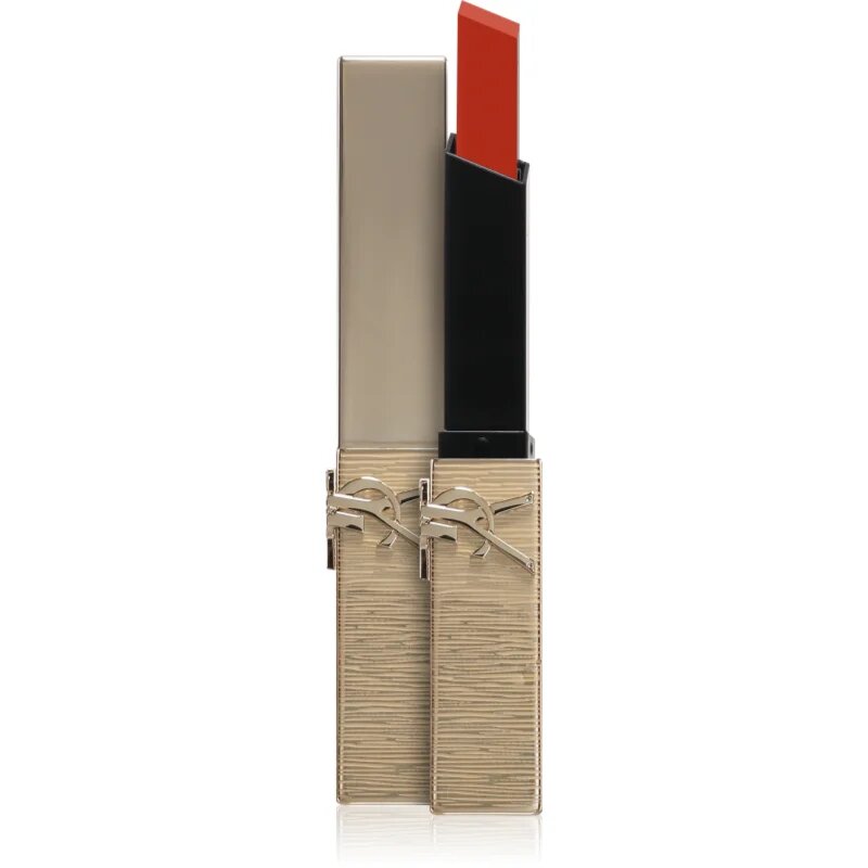 Yves Saint Laurent Rouge Pur Couture The Slim Holiday Collection vékony mattító rúzs bőr hatással árnyalat 1936 2.2 g