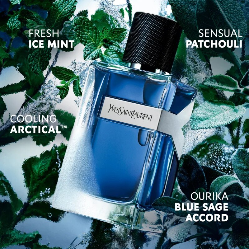 Yves Saint Laurent Y Iced Cologne Eau de Toilette intense uraknak 60 ml