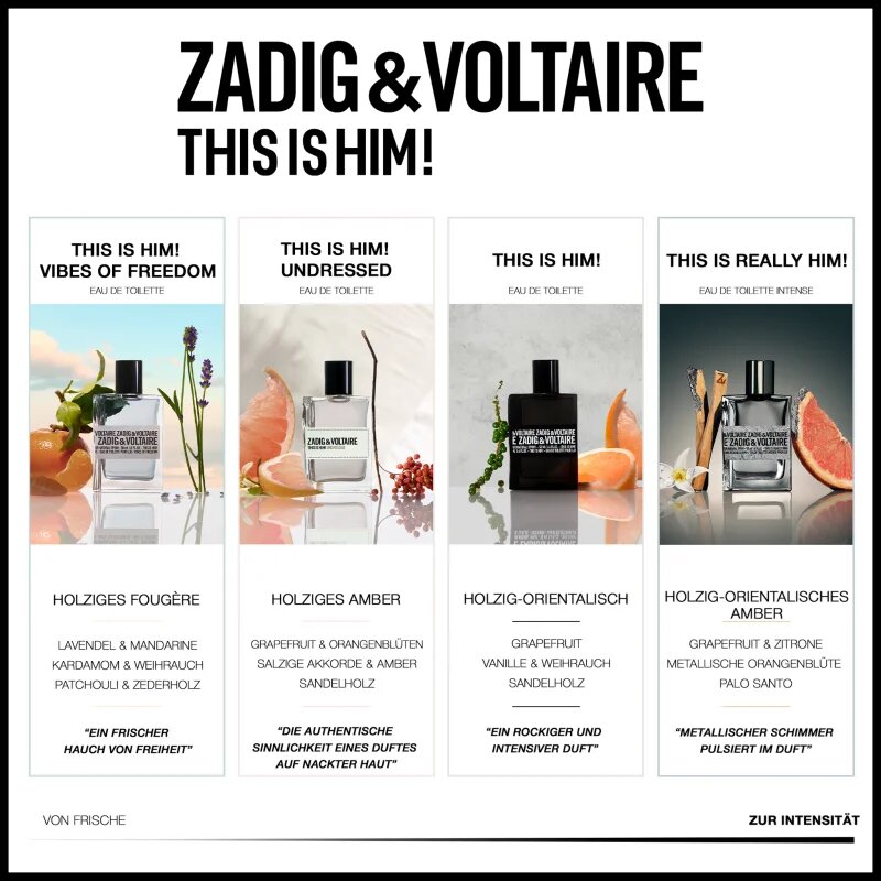 ZADIG&VOLTAIRE THIS IS HIM! Eau de Toilette uraknak 30 ml