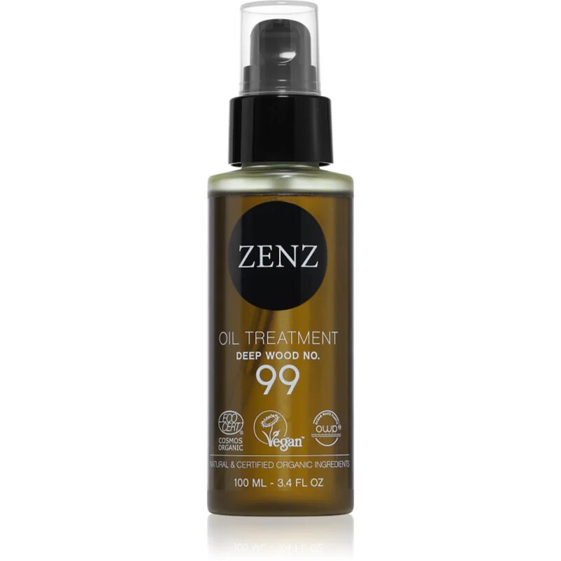 ZENZ Organic Deep Wood No. 99 olajos ápolás arcra testre és hajra 100 ml