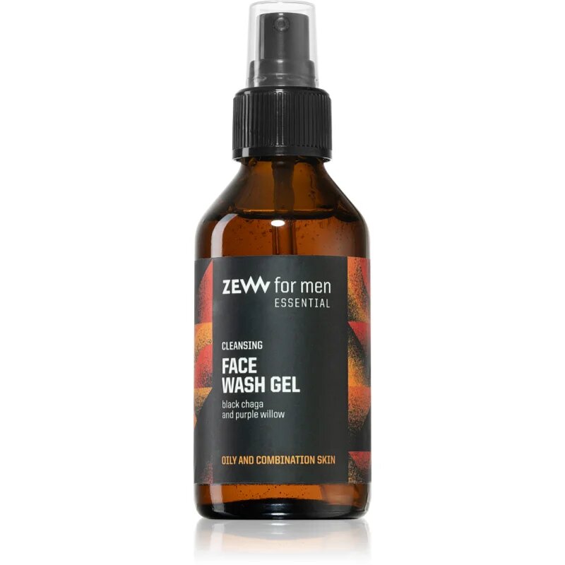 Zew For Men FACE WASH Essential cleansing tisztító gél kombinált és zsíros bőrre uraknak 100 ml