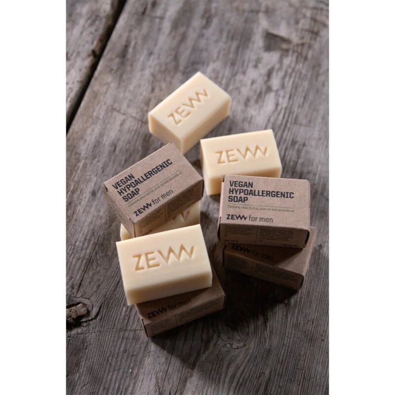 Zew For Men Vegan Hypoallergenic Soap Szilárd szappan arcra és testre 85 g