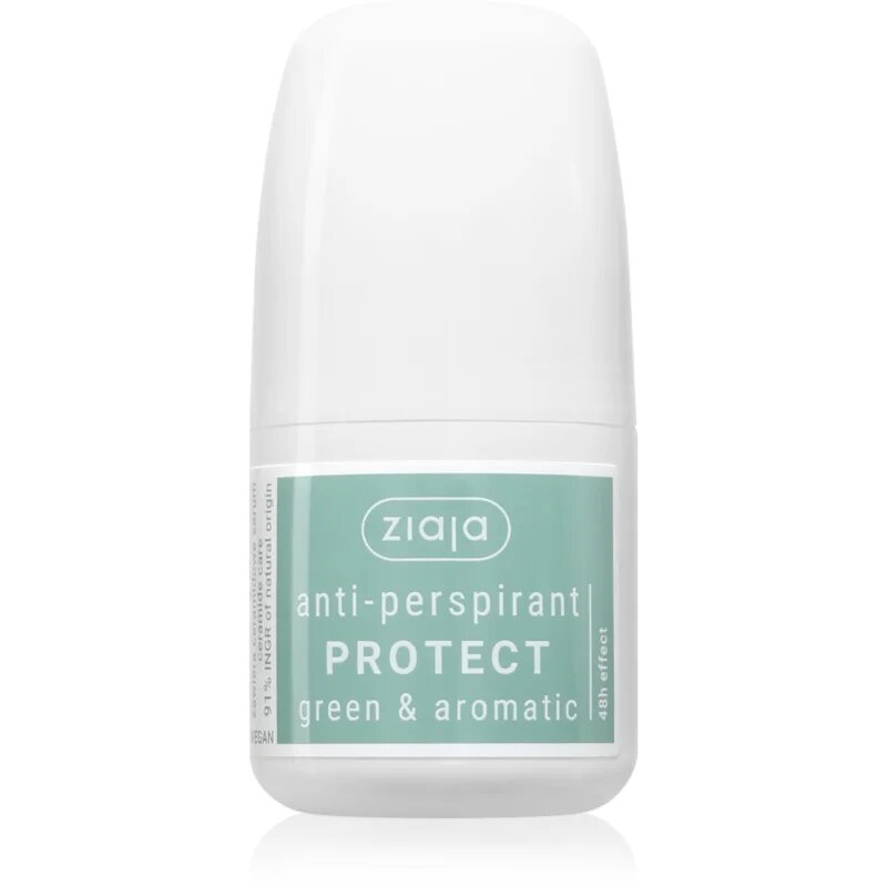 Ziaja Antiperspirant Protect izzadásgátló roll-on illatok Green & Aromatic 60 ml