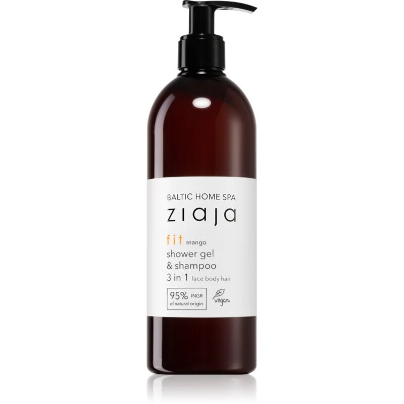 Ziaja Baltic Home Spa Fit Mango tusfürdő gél arcra testre és hajra 500 ml