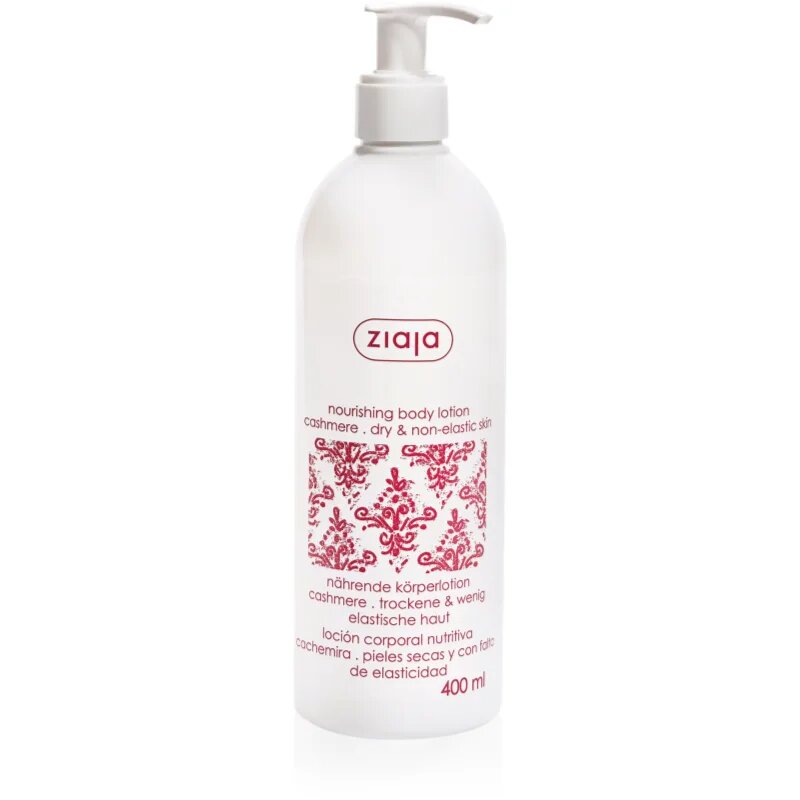 Ziaja Cashmere tápláló testápoló krém száraz bőrre 400 ml