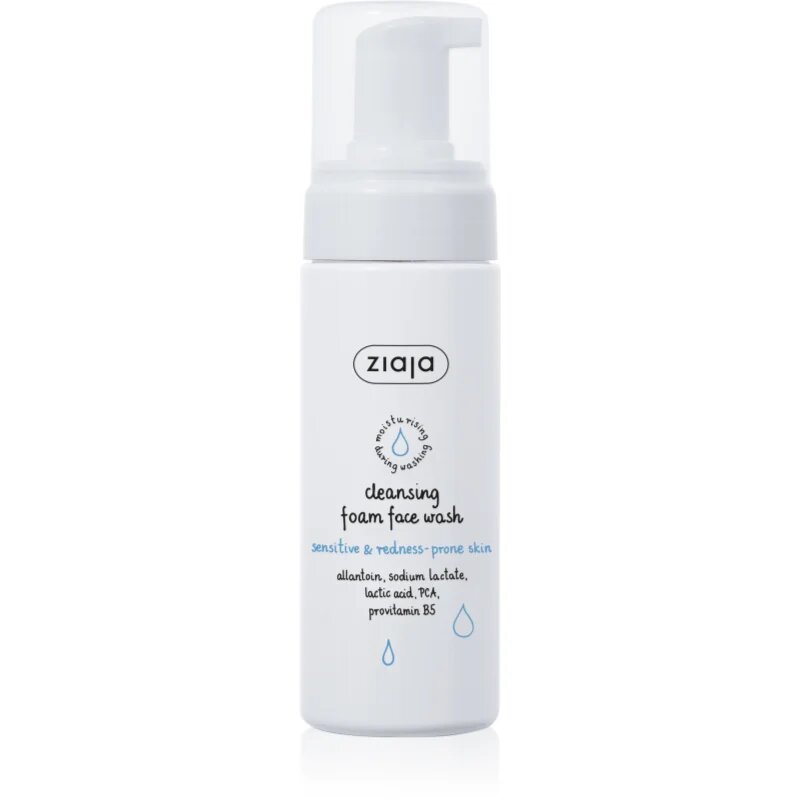 Ziaja Cleansing tisztító hab az érzékeny vörösödésre hajlamos bőrre 150 ml