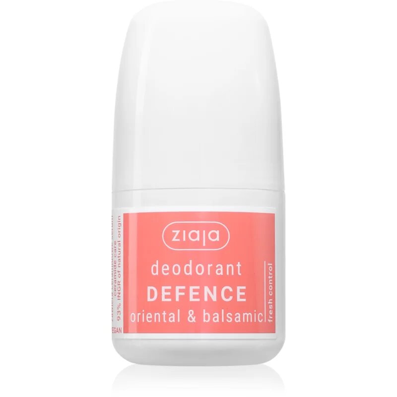 Ziaja Deodorant Defence dezodor roll-on illatok Oriental & Balsamic 60 ml