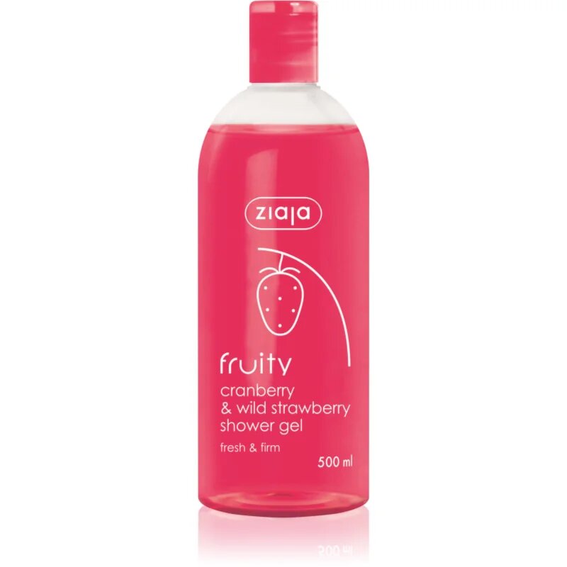 Ziaja Fruity Cranberry & Wild Strawberry hidratáló tusoló gél 500 ml