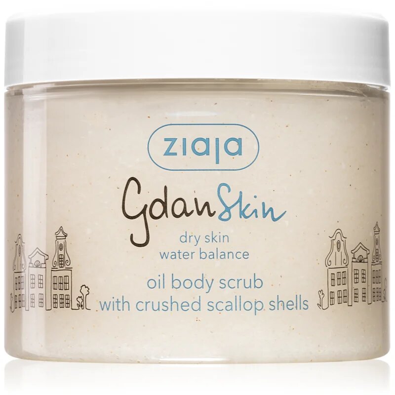 Ziaja Gdan Skin gyengéd hidratáló peeling testre 300 ml