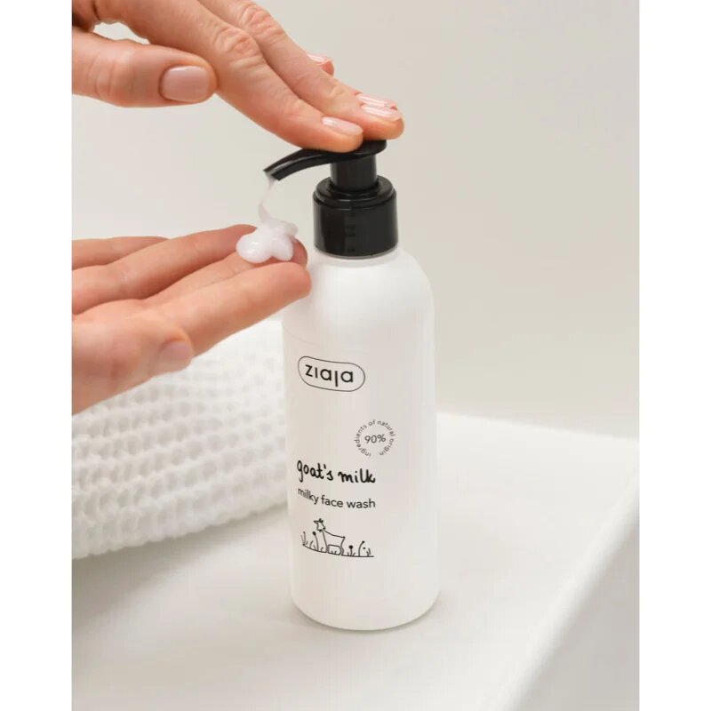 Ziaja Goat's Milk gyengéd tisztító gél az arcra 200 ml