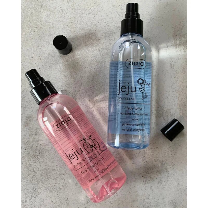 Ziaja Jeju Young Skin arc tonik spray a fiatal arcbőrre 200 ml