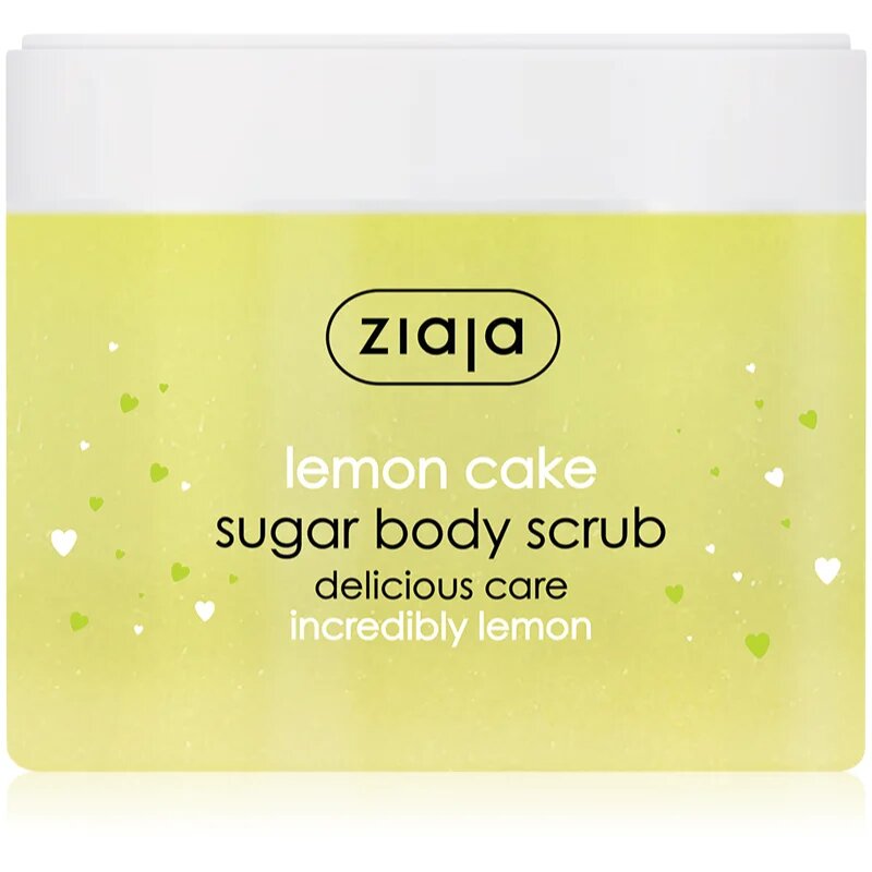 Ziaja Lemon Cake bőrpuhító cukros peeling 300 ml