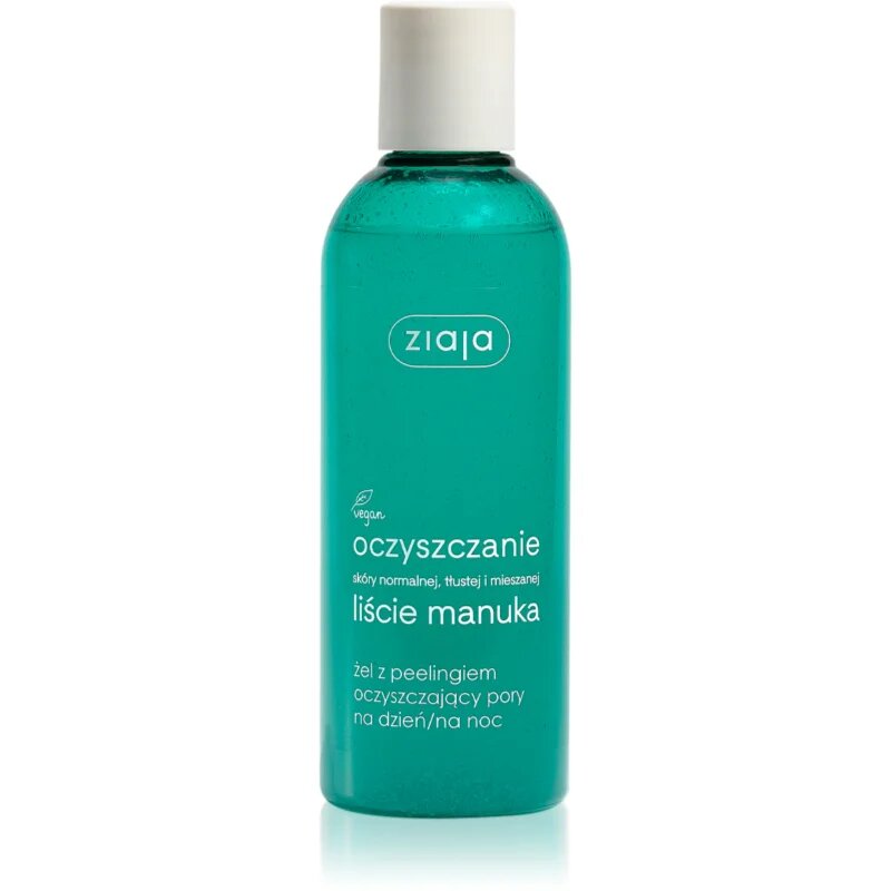 Ziaja Manuka Tree Purifying peeling tisztító gél a pórusok összehúzására 200 ml