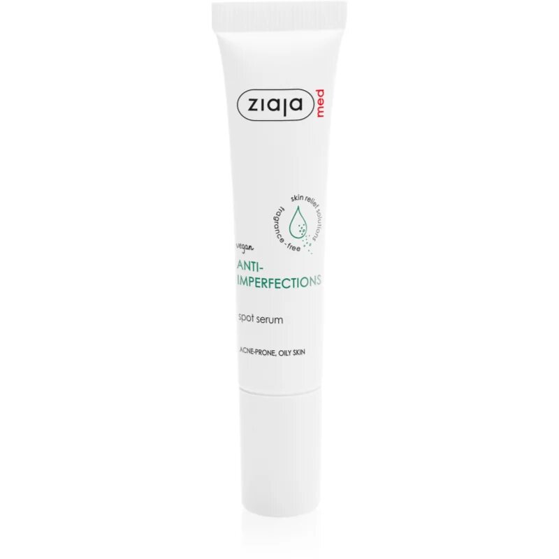 Ziaja Med Anti-Imperfections helyi ápolás pattanások ellen az arcra dekoltázsra és hátra 15 ml