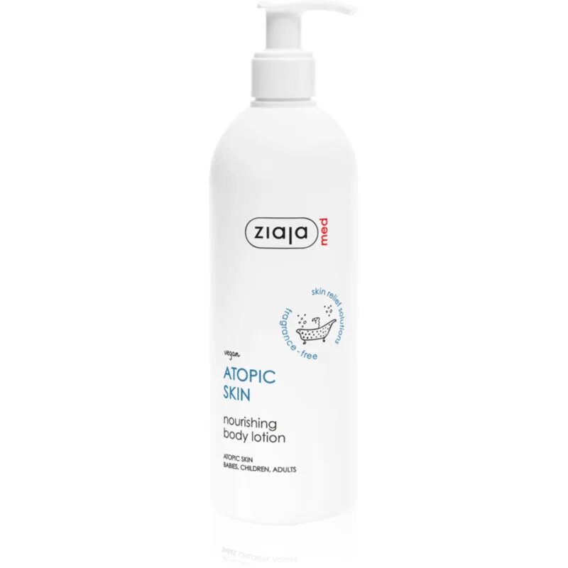 Ziaja Med Atopic Skin hidratáló emulzió az atópiás bőrre gyermekeknek és felnőtteknek 400 ml