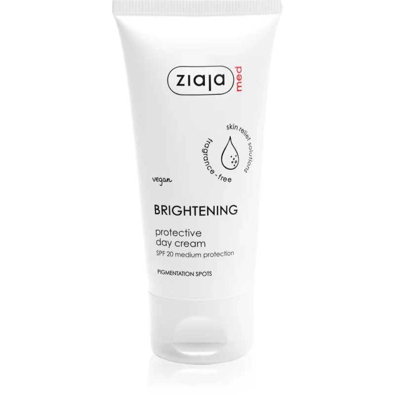 Ziaja Med Brightening Care védőkrém a pigmentfoltok ellen SPF 20 50 ml