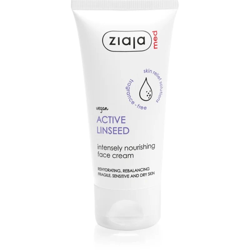 Ziaja Med Linseed nappali és éjszakai tápláló arckrém 50 ml