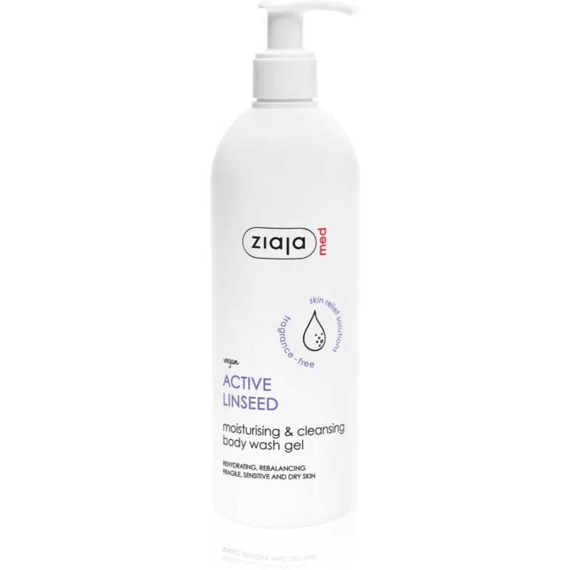Ziaja Med Linseed tusfürdő gél 400 ml